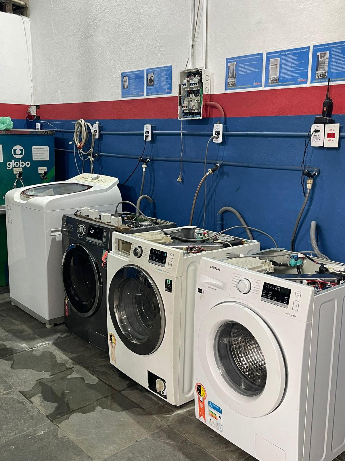 Técnico especializado em máquina de lavar